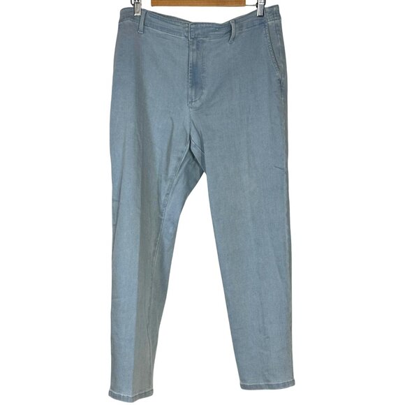 J. Jill Denim Womens Ankle Trouser Slim Leg Jeans Gray Size 14R  EUC - Picture 1 of 11